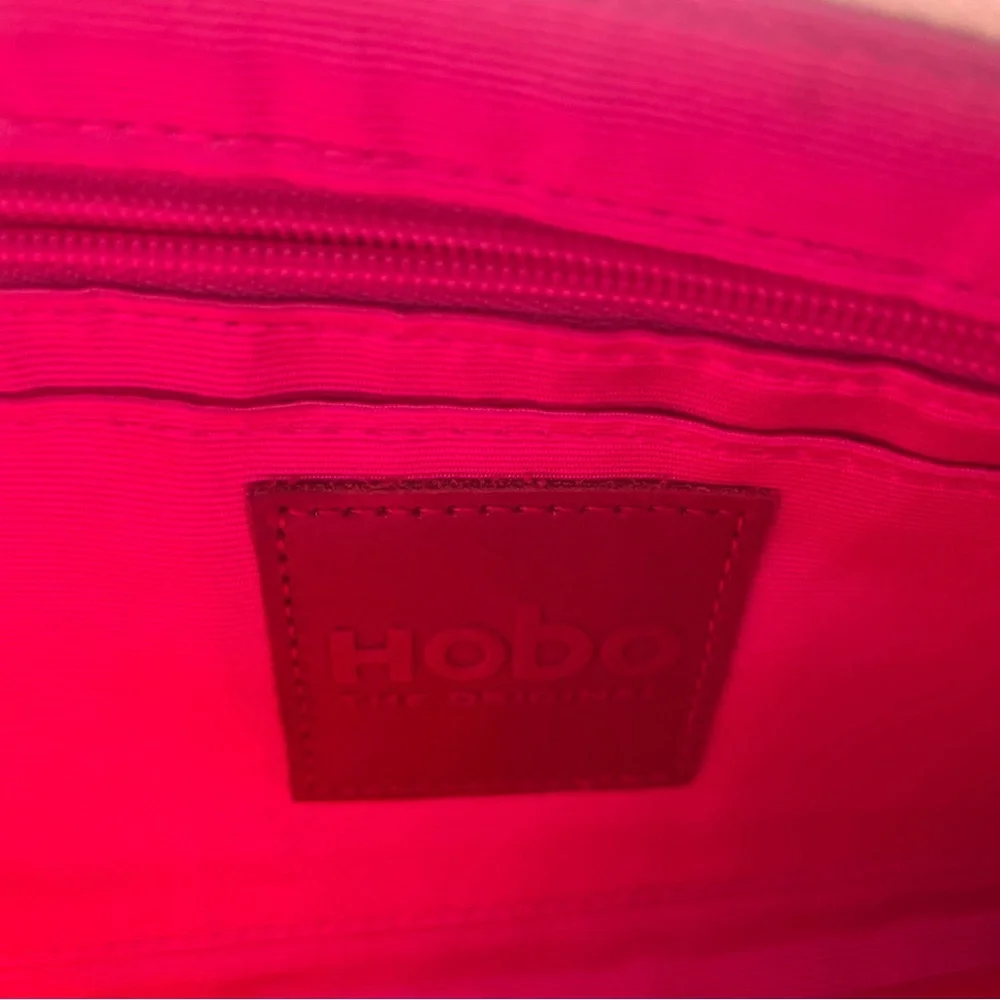 HOBO Tote with Bright Hot Pink Interior - Picture 7 of 8